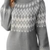 71XC_D2CJKL._AC_SL1500.jpg Turtleneck Batwing Sleeves Knitted Sweaters for Women Crochet Retro Baggy Soft Cozy Short Sweater