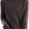 71_eUIUMfKL._AC_SL1500.jpg Womens Turtlenck Sweaters Solid Color Thermal Classic Knitwear for Women Fall Winter Leisure Undershirts Sweaters