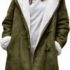 71hYL4vgAsL._AC_SL1500.jpg Windproof Sherpa Lined Outerwear for Women Winter, Fashion Fleece Hooded Overcoat with Pockets, Warm and Thicken Parka Jacket