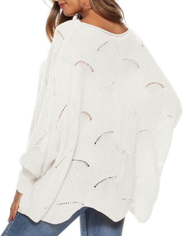 71kyMTrUq_L._AC_SL1500.jpg Women Batwing Sleeve Oversized Sweater Crewneck Loose Knit Jumper Casual Comfy Pullover Sweaters Fashion Knitwear