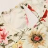 Floral Print A-line Dress, Elegant Crew Neck Half Sleeve Dress For Spring & Summer, Women's Clothing